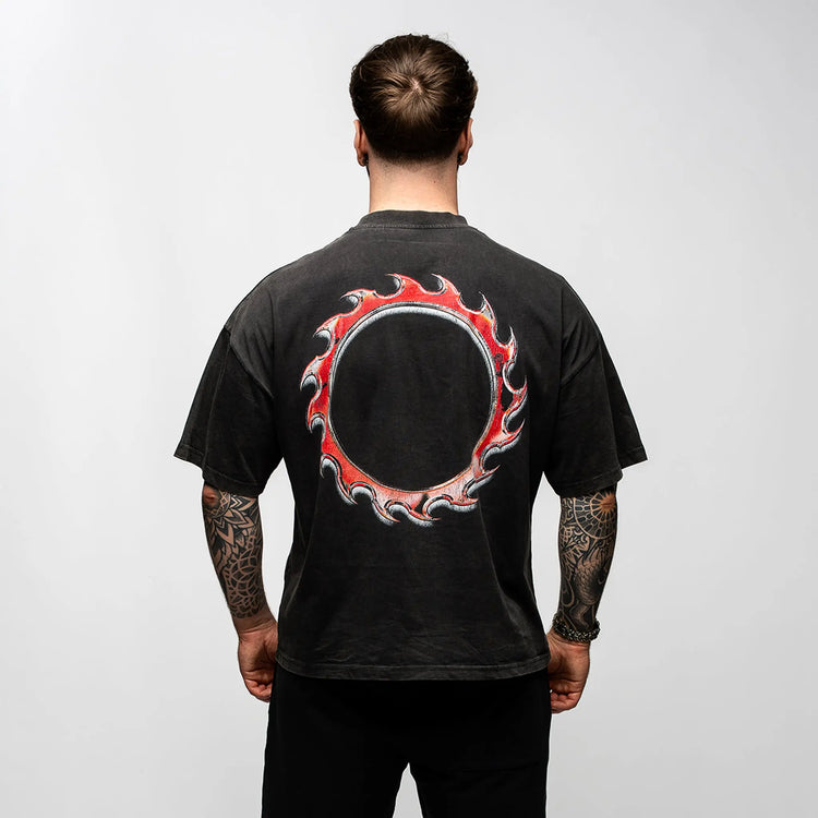 Inferno Oversized Boxy T-Shirt inhumane.de