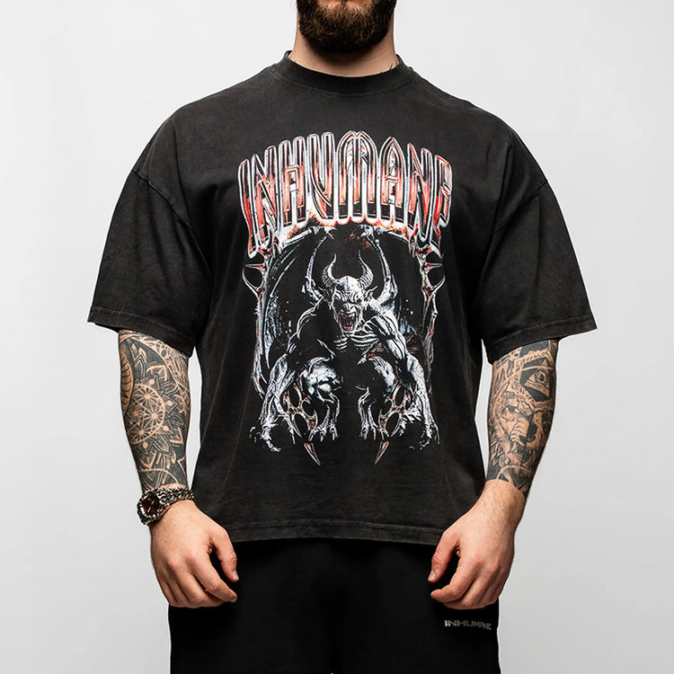 Inferno Oversized Boxy T-Shirt inhumane.de