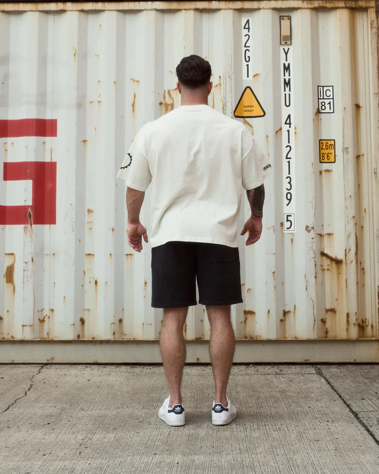 Jersey Boxy T-Shirt Vintage White inhumane.de