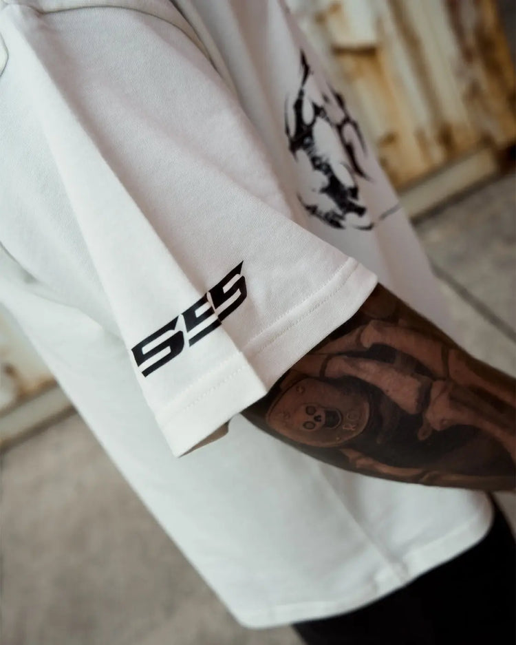 Jersey Boxy T-Shirt Vintage White inhumane.de