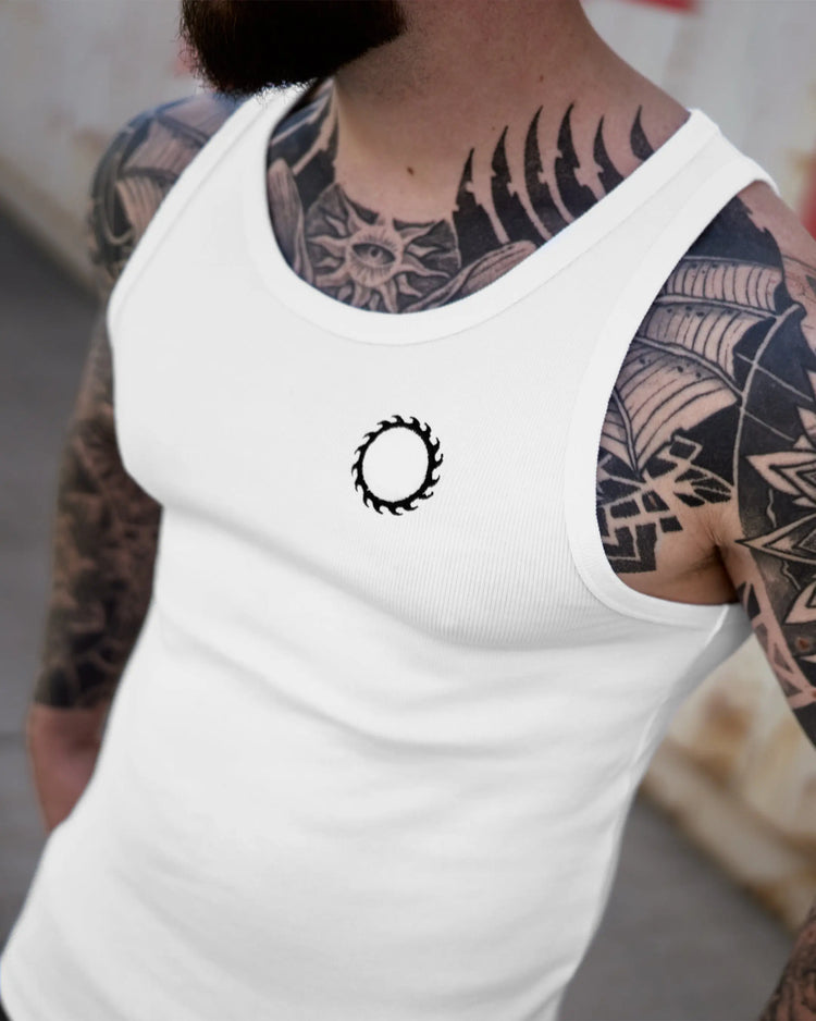 Razor Tanktop White inhumane.de