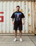 Cursed Wings Boxy T-Shirt Black inhumane.de