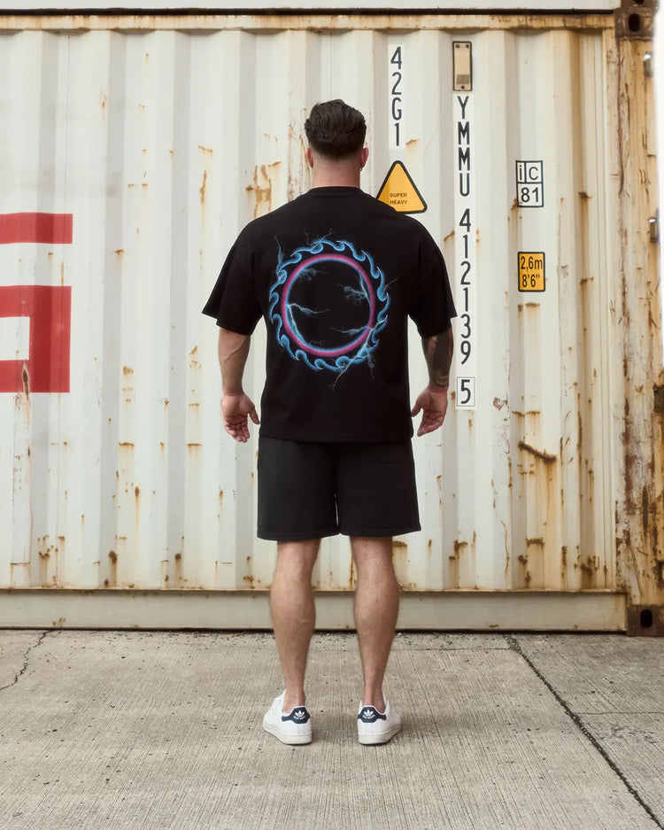 Cursed Wings Boxy T-Shirt Black inhumane.de