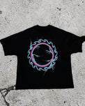 Cursed Wings Boxy T-Shirt Black inhumane.de