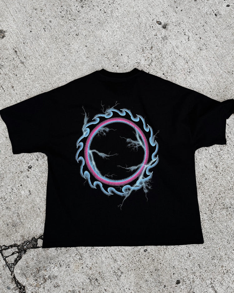 Cursed Wings Boxy T-Shirt Black inhumane.de
