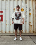 Cursed Wings Boxy T-Shirt Vintage White inhumane.de