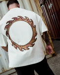 Cursed Wings Boxy T-Shirt Vintage White inhumane.de