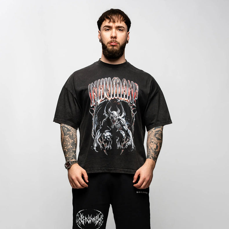 Inferno Oversized Boxy T-Shirt inhumane.de