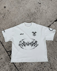 Jersey Boxy T-Shirt Vintage White inhumane.de